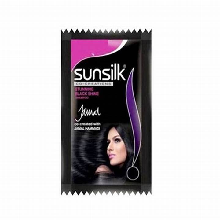 SUNSILK SHAMPOO black