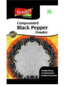 kwality black pepper powder 100g mrp60